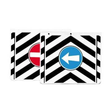 Spritzschutzlappen aus PVC mit Signalen