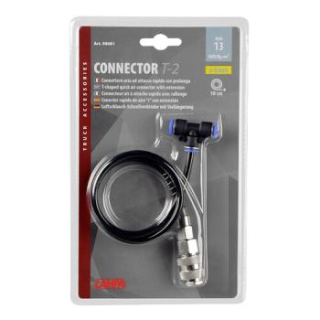 Preview: T-2, Schnellkupplung mit Verlängerung und Steckverbindung