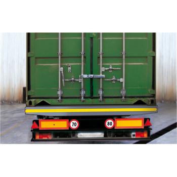 Preview: Zanna 1, Schloss für hintere Tür aus verchromtem Stahl