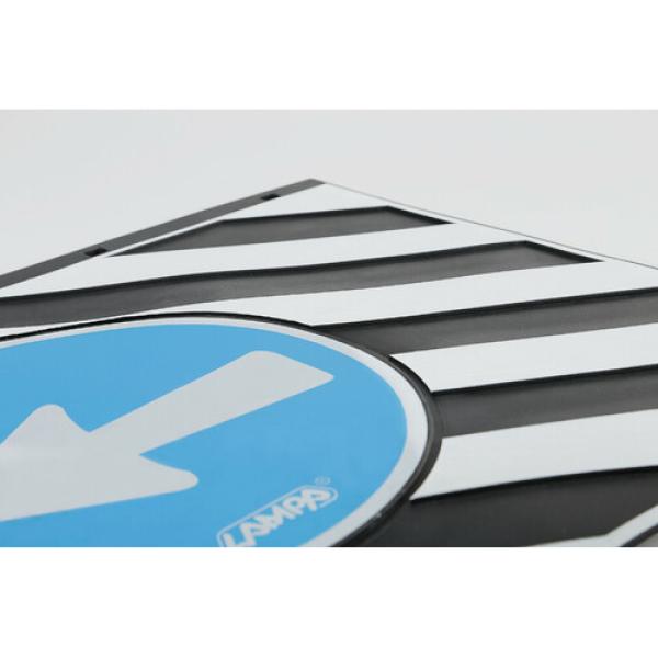 Spritzschutzlappen aus PVC mit Signalen