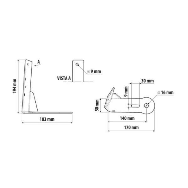 Bügel für CB-Antenne 3CB800