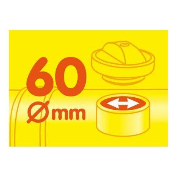 Diebstahlsicherung Kraftstofftank, T-Block, Tankdeckel mit Schloss - Ø 60 mm