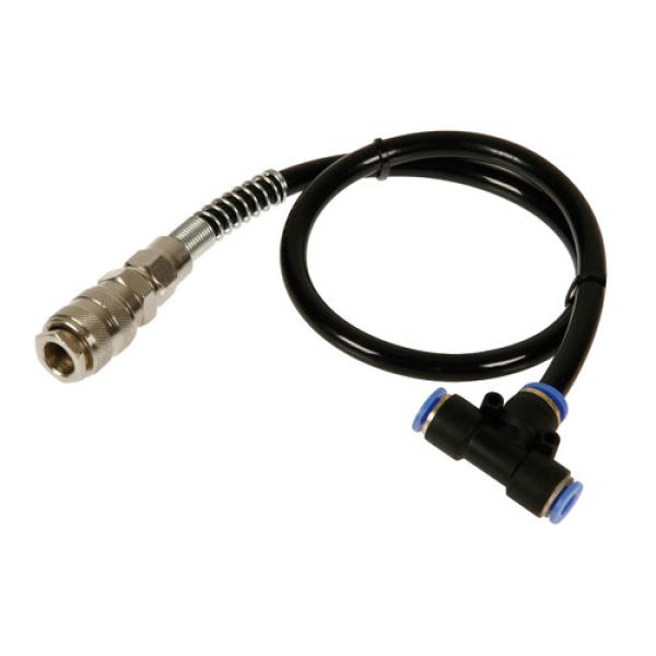 T-2, Schnellkupplung mit Verlängerung und Steckverbindung