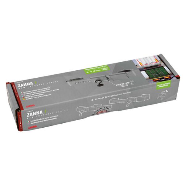 Zanna 1, Schloss für hintere Tür aus verchromtem Stahl