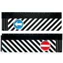 Spritzschutzlappen aus PVC mit Signalen